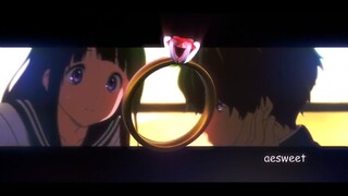 AMV Typography 4K | Kimi No Nawa & Hyouka - Ghost Justin Bieber