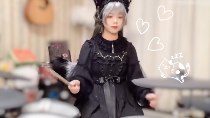 【Drum Kit】Quá trẻ con đối với Móng vuốt, nhưng lại phù hợp với Mèo~