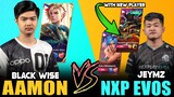 BALCK WISE AAMON vs. NXP EVOS NEW PLAYER with JEYMZ in RANK! ~ MOBILE LEGENDS
