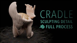 Sculpting Cradle - Horror Game Monster