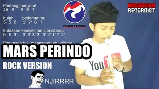 Recorder Mars Perindo ROCK VERSION !!! + Not Angka