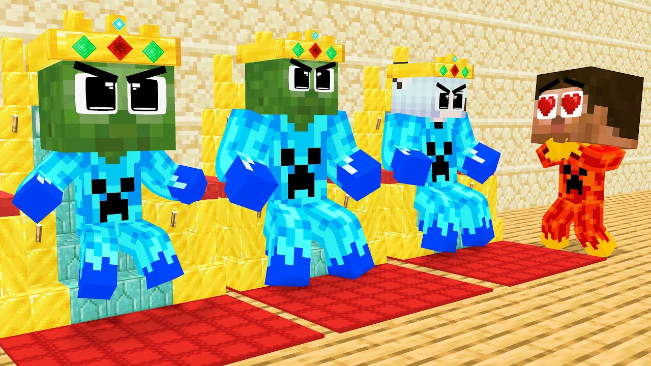 Fire and ice Herobrine