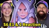 MIRKO IS SO COOL! 🐰 My Hero Academia Season 6 Episode 1 & 2 Reaction and Commentary Review!