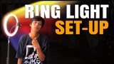 Setting up RING LIGHT for vlog