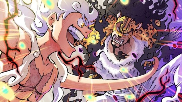 [One Piece] Zoan vs Nika !! Scene yang epic banget Luffy vs Lucci 🤜🤛