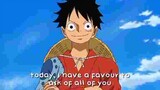 One piece Covid19 Message