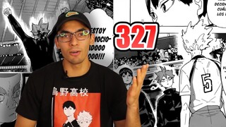 Reacción al capítulo 327 del manga de Haikyuu / Bichos del voleibol