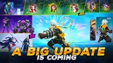 A BIG UPDATE IS COMING | 515 SKIN REVEAL | NEW ANDREA EMOTES | ALL UPCOMING SKIN RELEASE DATES MLBB