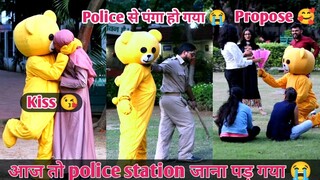 🔥Teddy Bear Prank With Police ~😍~ & Cute girls😍|SD Teddy| #teddybear #funny #comedy #pranks #viral