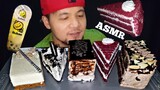 ASMR DESSERT CAKES OREO CHEESE CAKE,PREMIUM RED VELVET,CHOCO ALMONDS & CHIPS PASTRY,BAKE CHEESE CAKE