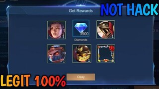 HOW TO GET FREE DIAMONDS + SKIN • NOT HACK • LEGIT100% | MOBILE LEGENDS