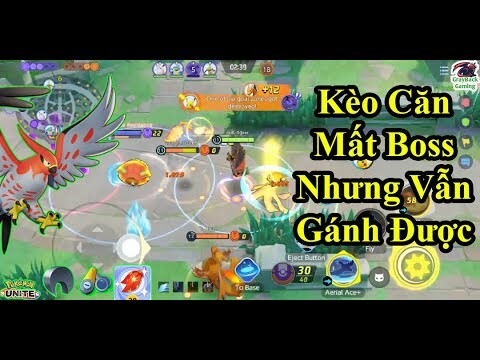 Pokemon UNITE - Talonflame Kèo Căn Mất Boss Nhưng Vẫn Win 1 Trận Đánh Đầy Mãn Nhãn