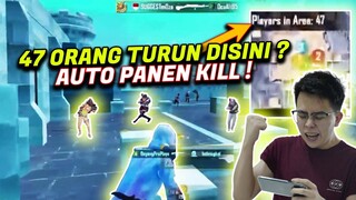 SETENGAH SERVER TURUN DISINI ?! AUTO PANEN KILL !! KITA SIKAT HABISSSS ! - PUBG MOBILE INDONESIA