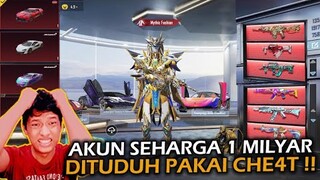 AKUN SEHARGA 1 MILYAR MASIH DITUDUH PAKAI CHE4T SAMA PLAYER INI KOK BISA JAGO BANGET!? - PUBG MOBILE