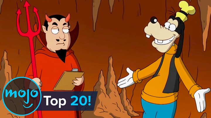 Top 20 Times TV Shows Made Fun Of Disney