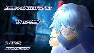 Saving a homeless Cat Boy "I'm Safe Now" [wholesome] [M4F] [neko boy][purring] [crying][sobbing]