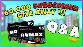 PENGUMUMAN GIVEAWAY DAN Q&A SPECIAL 60K SUBSCRIBER !!!