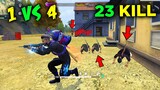 Solo vs Squad 23 Kill Woodpecker and M1887 Ajjubhai Best Gameplay - Garena Free Fire- Total Gaming