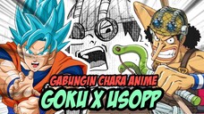 KAMEHAMEHAA!!! Perjalanan Usopp Mencari Dragon Ball!!? [Speed Draw] One Piece X Dragon Ball