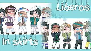 🏐Liberos in skirts [] °Requested° [] °Haikyu!!° [] °Gacha club° [] ๑ Dändeliön_Xi ๑
