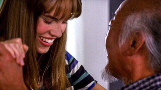 Miyagi teaches Julie karate-waltz | The Next Karate Kid | CLIP