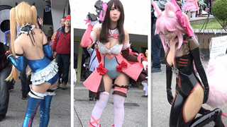 大胸萌妹子假大腿袜萌属性爆炸，COSPLAY萌娘大搜索