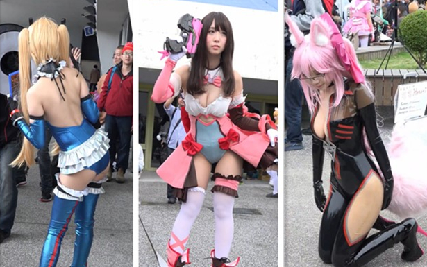 สาวน่ารักหน้าอกใหญ่ ถุงเท้าต้นขาปลอม ระเบิดแอตทริบิวต์น่ารัก COSPLAY ค้นหาสาวน่ารัก