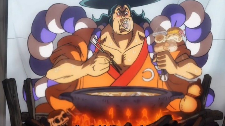 Oden Cooking Hot pot in a Corpse||One Piece Episode 960