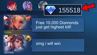 10,000💎 If You Can Get The HIGHEST KILL Challenge!