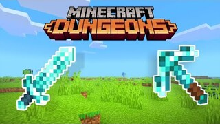 Minecraft Dungeons Weapon Texture | Texture Pack For Minecraft P.E. | 1.14.6+