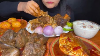 ASMR ăn các món ăn CURRY,FISH CURRY Ấn Độ#amthuc #monngon