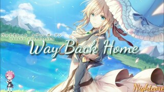 『Nightcore』 - Way Back Home ❲Female Version❳ - ❲Lyrics❳