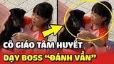 Cận cảnh CÔ GIÁO NHÍ dạy chú chó ĐÁNH VẦN khiến mọi người cười ngất 😂 | Yêu Lu