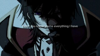 Lelouch famous line (code geass)