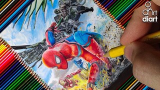 Drawing Spider-Man from Homecoming (Collab) | diArt