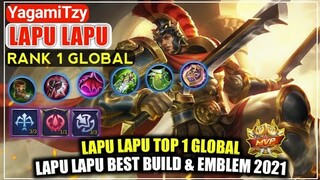 Lapu Lapu Best Build and Emblem 2021 Play by YagamiTzy Top 1 GLOBAL Lapu Lapu - Mobile Legends