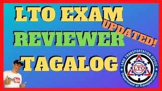 LTO EXAM REVIEWER TAGALOG | Updated May 2020