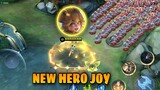 New Hero Joy VS 100 Minions Full Mage Build vs No Item