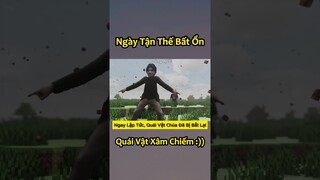 Ngày Tận Thế Bất Ổn Khi Quái Vật Xâm Chiếm Gặp Anh Đen Xì Xì 🤣 #shorts