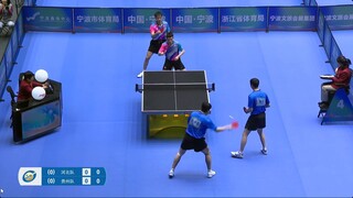 LIANGJINGKUN/ZHOUYU-SONGXIANGCHEN/HANCHUANXI-The 15th National Games TTQC-GROUP
