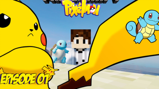 Awal Perjalanan Squirtle - PIXELMON EPISODE 1