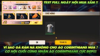 FREE FIRE | CƠ HỘI CUỐI CÙNG MUA ÁO CORINTHIANS ĐẸP GIẢM GIÁ - TEST FULL NGÀY HỘI MUA SẮM HƠI MUỘN !