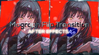 MOGRAPH FLIP TRANSITION | AFTER EFFECTS