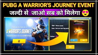 How To Get Huntress Crossbow Skin In Pubg Mobile 😍 || New Event A Warrior's Journey