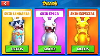 VEJA COMO PEGAR AS SKINS DO RABBID DE GRAÇA NO STUMBLE GUYS