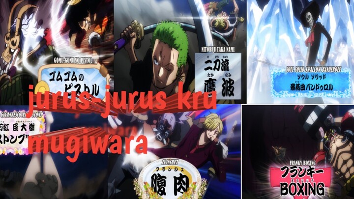 Jurus-jurus kru MUGIWARA di Wano🥶🥵