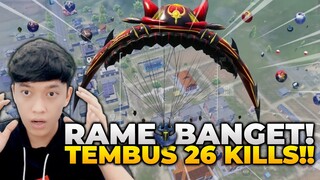 REKOR !! MUSUHNYA RAME BANGET TEMBUS 26 KILLS , PAKAI IPAD BARU AJA SAMPAI NGEFRAME !? - PUBG MOBILE