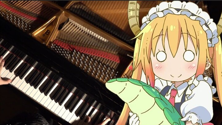 【Piggy Piano】Sister Shaking Dragon Super Skill - Rhapsody of Qingkong Kobayashi's Dragon Maid Season