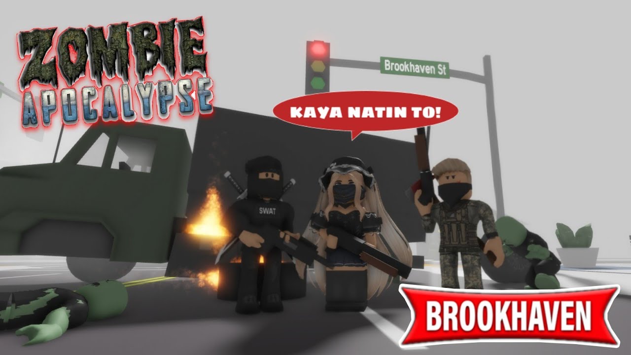 We Survived a SLENDER APOCALYPSE in ROBLOX BROOKHAVEN RP! 