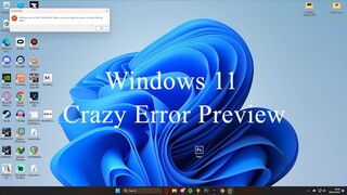 Windows 11 Crazy Error [PREVIEW]